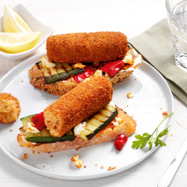 Mora - Recept - Bruschetta garnaalkroketten